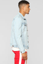 STYLED ON INSTAGRAM Cobain Denim Jacket - Light Blue Wash -1