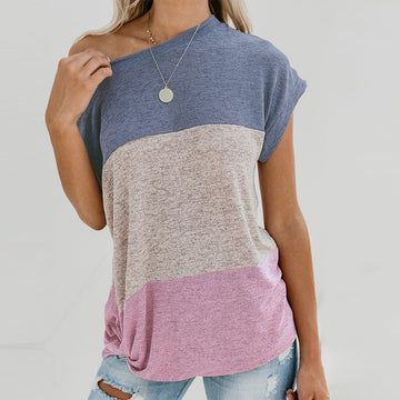 Casual Color block Top For women